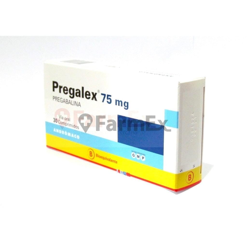 Pregalex 75 mg x 30 comprimidos Farmex-BanMedica-Persistente